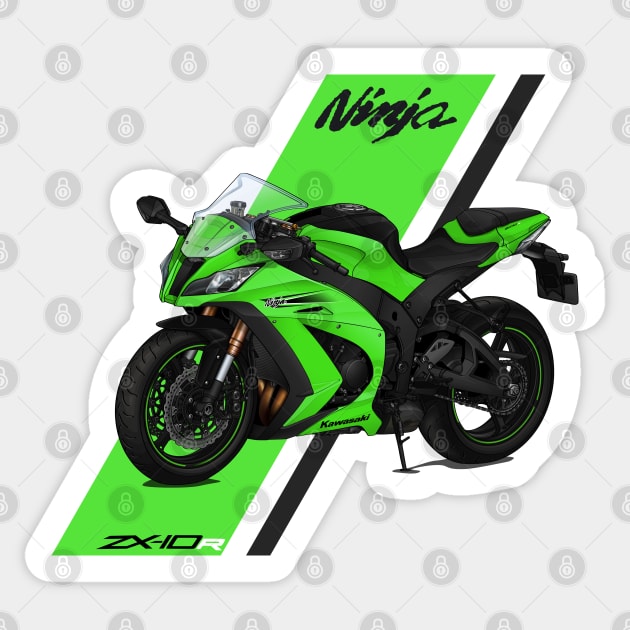 Kawasaki Ninja ZX-10R Sticker by mArts